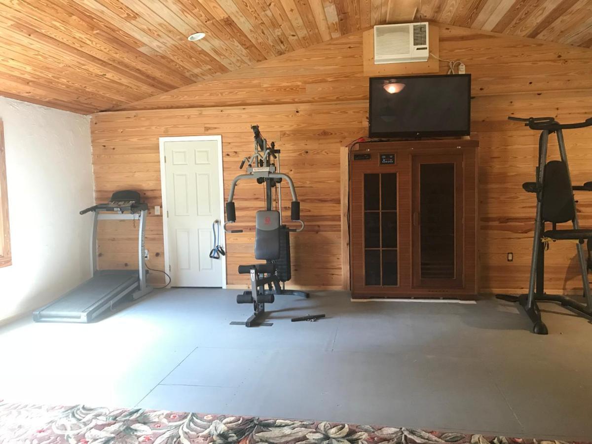 Private Log Cabin With Indoor Pool Sauna And Gym You Rent It All No One Else McAlpin Exterior photo