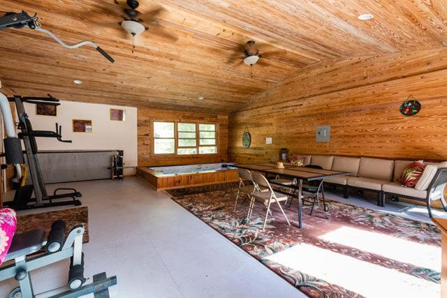 Private Log Cabin With Indoor Pool Sauna And Gym You Rent It All No One Else McAlpin Exterior photo