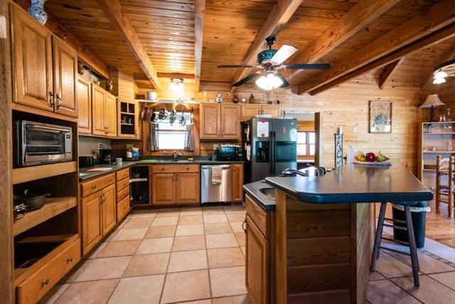 Private Log Cabin With Indoor Pool Sauna And Gym You Rent It All No One Else McAlpin Exterior photo